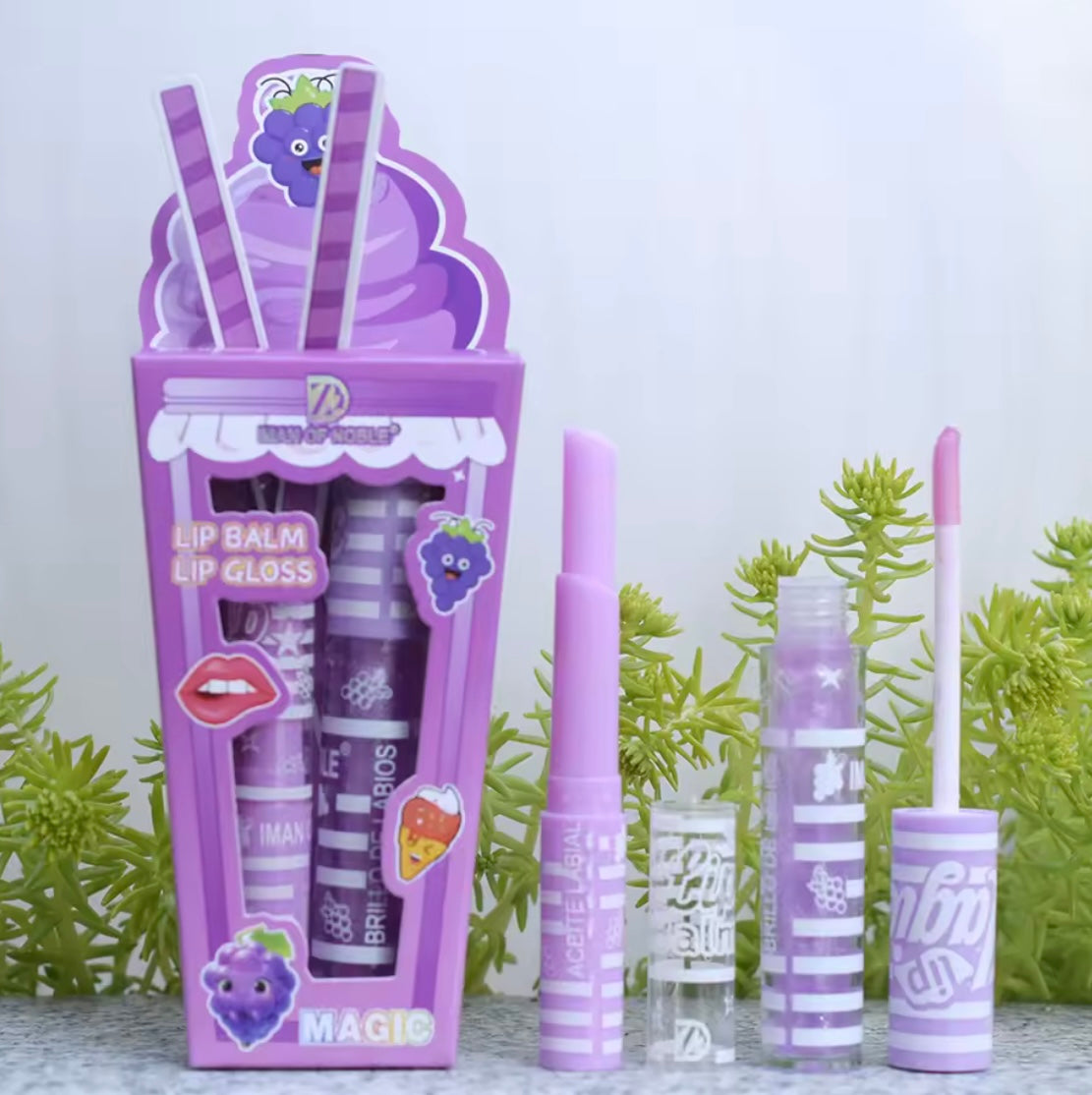 LIP BALM AND LIP GLOSS