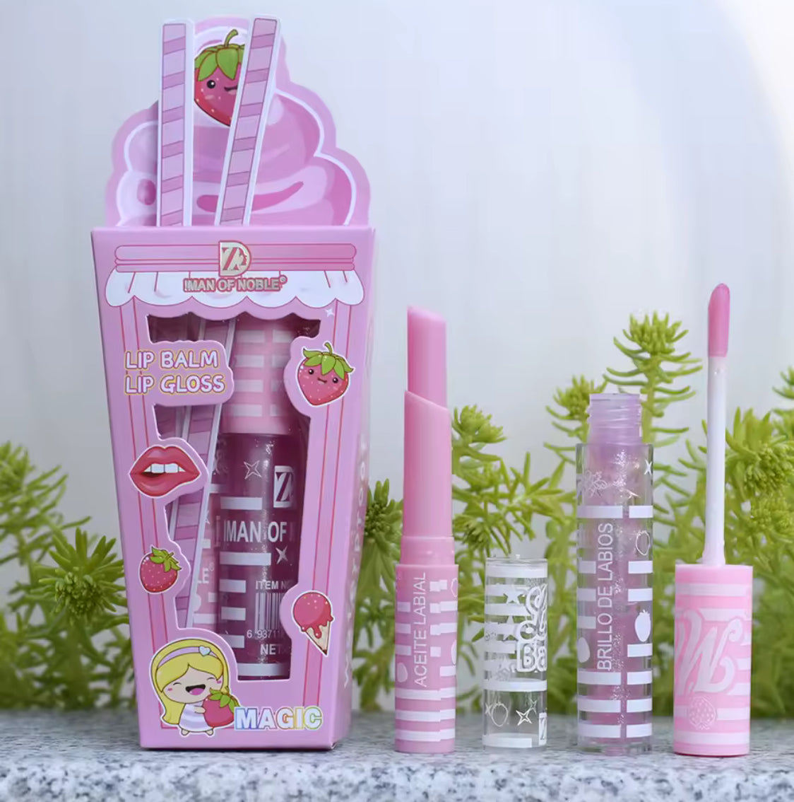 LIP BALM AND LIP GLOSS