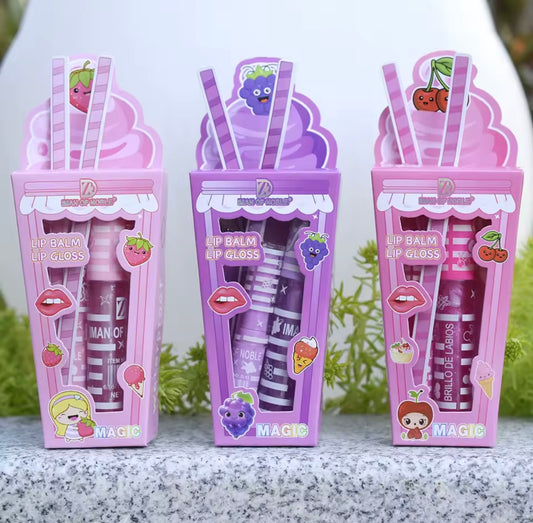 LIP BALM AND LIP GLOSS