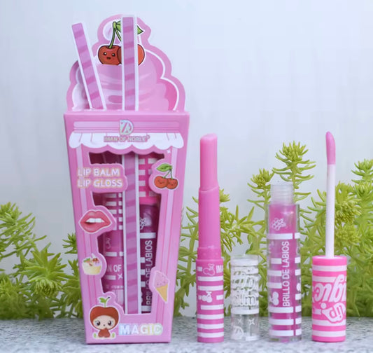 LIP BALM AND LIP GLOSS